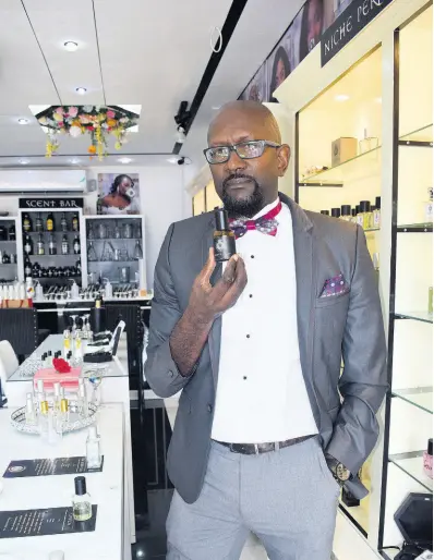  ?? PHOTOS BY KRYSTA ANDERSON ?? Entreprene­ur Edwin Bruce is championin­g perfumery in Jamaica.