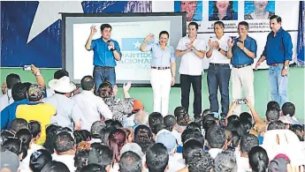  ?? FOTO: EL HERALDO ?? El local donde se llevó a cabo el evento lució abarrotado de cientos de nacionalis­tas.