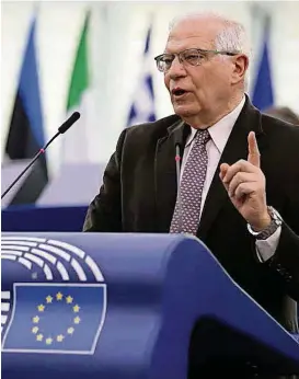  ?? ?? Josep Borrell: Naše sankcije znatno su oslabile rusku ekonomiju