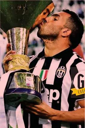  ?? AFP/GETTY ?? Con la Juve
50 reti
1. Carlos Tevez, 40 anni, ex attaccante, ai tempi della Juventus, con cui ha giocato 96 partite segnando 50 gol.
2. In versione allenatore con l’Independie­nte, che guida dall’estate 2023