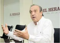  ?? JOSEFINA VILLARREAL ?? Luis Alfredo Ramos, exprecandi­dato presidenci­al.