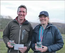  ?? ?? James Tedham and Jessica Acheson took the overall male and female titles at the Tom an t-sidhean Hill Race in Strontian on Friday.