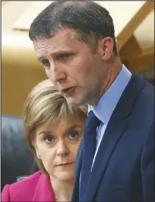  ??  ?? Policy makers: Miss Sturgeon and Mr Matheson