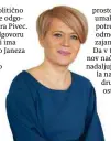  ??  ?? Aleksandra Pivec je napovedala nov korak v politiki.