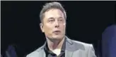  ?? REUTERS/FILE ?? Tesla Motors CEO Elon Musk