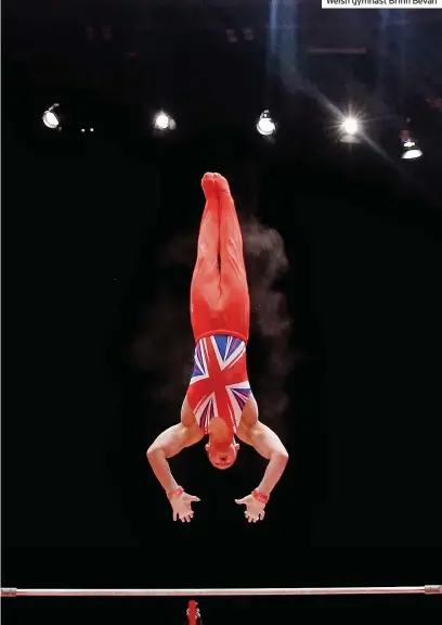  ?? Welsh gymnast Brinn Bevan ??