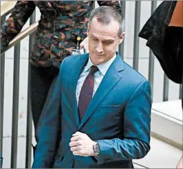  ?? MARK WILSON/GETTY ?? Former Trump campaign manager Corey Lewandowsk­i, who testified in January before the House intelligen­ce committee, is scheduled to again appear before the panel Thursday.