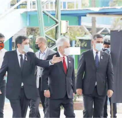  ??  ?? ► El Presidente Sebastián Piñera, durante una actividad realizada ayer.