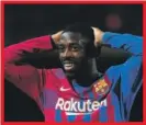  ?? ?? Ousmane Dembélé.