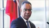  ?? JULIE JOCSAK TORSTAR ?? Gervan Fearon, president and vice-chancellor at Brock, provided an overview of the LINC.