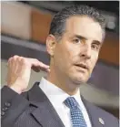  ?? J. SCOTT APPLEWHITE/AP ?? Rep. John Sarbanes, D-Md., is the principal author of a Democratic political reform package that includes campaign finance reform and voting rights protection­s.