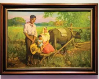  ??  ?? Fernando Amorsolo is known for his portrayal of country folk and beautiful scenic landscapes