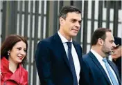  ??  ?? Spain’s new Prime Minister Pedro Sanchez