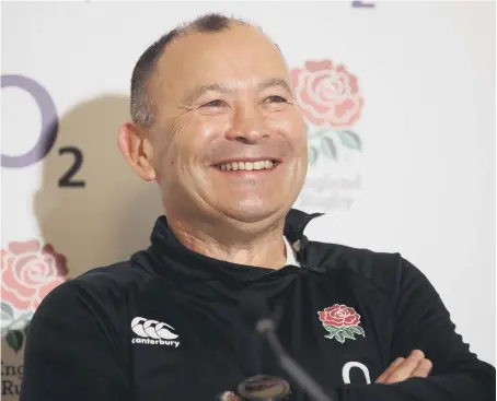  ??  ?? England head coach Eddie Jones during a press conference.