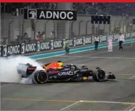  ?? FOTO AFP ?? Max Verstappen mocht voor de 15de keer zegevieren.