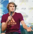  ??  ?? Sascha Zverev schlägt kommende Woche in Hamburg auf. Foto: Witters