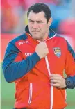  ?? Tonga coach Kristian Woolf. ??