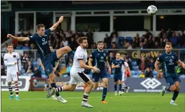  ?? ?? Second-half substitute Alan Forrest scores to make it 1-0 to Hearts