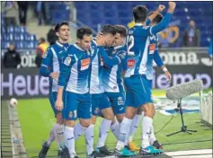  ??  ?? GOLES. Cinco de los 11 tantos del Espanyol han llegado en lunes.