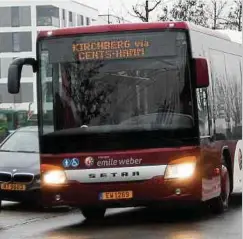  ?? Foto: Anouk Antony ?? In zwei Jahren wird der Buspendeld­ienst zwischen der Rocade de Bonnevoie und Kirchberg wieder eingestell­t.