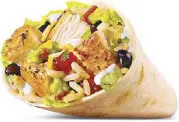  ??  ?? A bestseller: The burrito at Moe’s