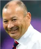  ??  ?? Plenty of praise: Eddie Jones