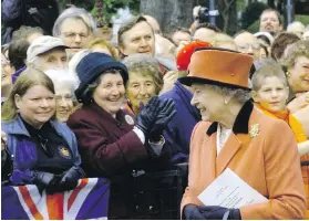  ??  ?? The Queen’s visit to Victoria in 2002 had “a huge impact” on hotel occupancy and tourism, according to hospitalit­y-industry consultant Frank Bourree.