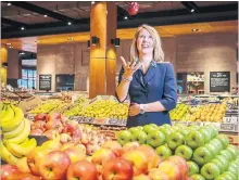  ?? DAVID COOPER TORONTO STAR ?? Loblaw Companies president Sarah Davis said the focus on margins meant fewer items on promotion in its grocery stores.