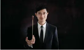  ?? FOTO: HARALD
HOFFMANN ?? Tung-Chieh Chuang är matematike­rn som blev dirigent.