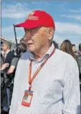  ??  ?? Niki Lauda.