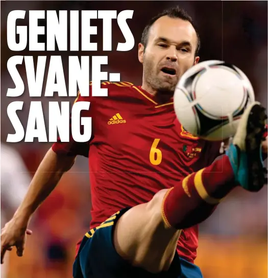  ?? FOTO: AP ?? Kronen på vaerket for Iniesta var, da han førte Spanien til VM-pokalen i 2010.