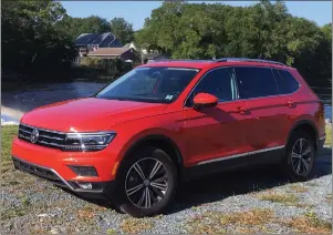  ?? WHEELS PHOTO ?? The 2018 VW Tiguan is powered by its turbocharg­ed, 2.0-litre, four-cylinder engine which makes 184 hp, 221 lb.-ft of torque.