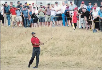  ?? ASSOCIATED PRESS FILE PHOTO ?? Tiger Woods tied for sixth at the British Open, and now goes to the PGA Championsh­ip with a chance to win his first major in 10 years.