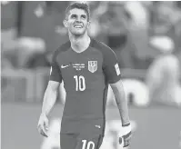  ?? DAVID ZALUBOWSKI, AP ?? Christian Pulisic scored Team USA’s two goals in its World Cup qualifying victory against Trinidad and Tobago.