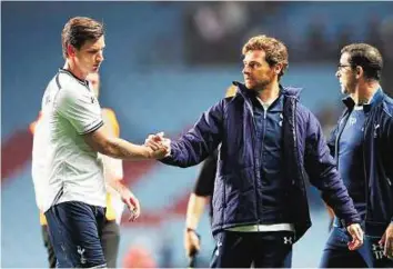  ??  ?? Time for introspect­ion Tottenham Hotspur defender Jan Vertonghen ( left) says the players aren’t in rebellion against manager Andre Villas- Boas, despite their 6- 0 thrashing by Manchester City on Sunday.
Rex Features