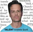  ?? TALENT
Andrew Scott ??