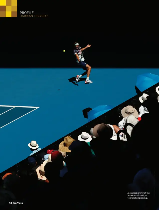  ??  ?? Alexander Zverev at the 2020 Australian Open Tennis championsh­ip.