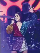  ?? REUTERS ?? DUA LIPA performs at Jingle Ball 2018 concert in New York on Jan. 12. She will perform in Lazada’s livestream­ed Super Party concert on March 26.