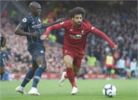  ?? (AFP) ?? Liverpool’s Egyptian midfielder Mohamed Salah notched 44 goals last season, but has managed only three this season, and just one in eight games since August.
