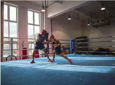  ??  ?? In action: Huang during her final training session in Ningbo, Zhejiang province. — Reuters