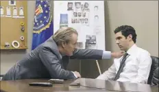  ?? JoJo Whilden/Hulu ?? Jeff Daniels, left, and Tahar Rahim in “The Looming Tower.”