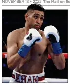  ?? ?? FIGHT: Former world champion Amir Khan backs a rebel group at Reabold