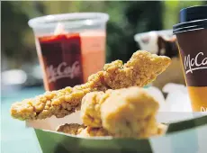  ?? DAVID PAUL MORRIS/BLOOMBERG ?? McDonald’s has made becoming a “credible chicken player” a top priority, according to a letter to franchisee­s.