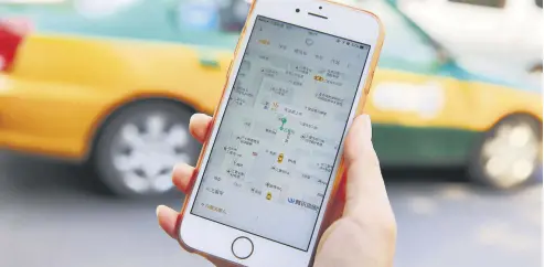  ??  ?? Didi has become Asia’s most valuable startup, worth some $50 billion based on a recent round of funding.