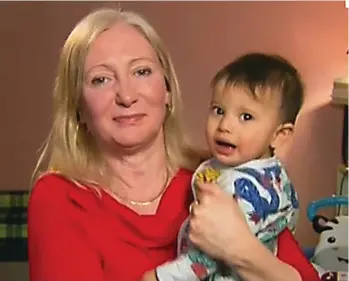  ??  ?? Fulfilled: Carolyne Ness with her son Javed, born via embryo adoption last year