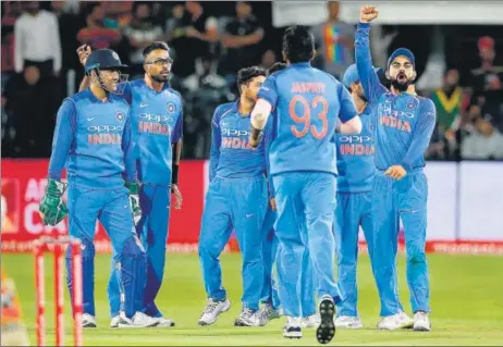  ?? AFP ?? India have had unpreceden­ted ODI success in South Africa and they would be looking to finish on a high at a venue they had lost the Test series.