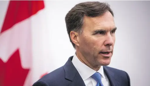  ?? BEN NELMS / THE CANADIAN PRESS ?? Finance Minister Bill Morneau is facing backlash over proposed tax changes.
