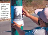  ?? Foto: Especial ?? El colectivo Madres Guerreras de León también hace búsquedas en vida./