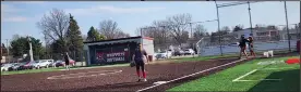  ?? David Jacobs/sdg Newspapers ?? Shelby softball players are shown at practice recently. They played a regular season contest against Madison on Saturday.