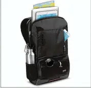  ?? SOLO ?? The Solo Draft backpack’s ultralight design is easy to carry and to put on and take off. It’s a good choice for an inexpensiv­e bag that is really easy to carry.